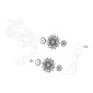GALET DERAILLEUR SRAM FORCE AXS 12V. (JEU DE 2) 0710845824609