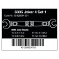 CLE MIXTE/PLATE DOUBLE WERA 6005 JOKER DIAM 6 A 13 mm CHROME MOLY (SET 4 PIECES) -MARQUE ALLEMANDE POUR LES ATELIERS- 4013288224750