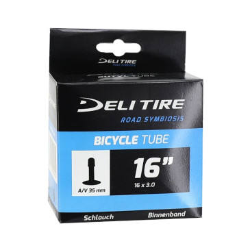 INNER TUBE FOR BICYCLE 16 x 3.00 DELI SCHRADER VALVE (70-305) 8994242021959