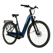 VELO ELECTRIQUE/VAE CITY 28 LEADER FOX NEBA MIXTE BLEU TIGRE 8V SHIMANO NEXUS MOTEUR CENTRAL BAFANG M420 36V 80Nm BATTERIE 15Ah (18'' - H46cm - TAILLE M - POUR ADULTE DE 168cm à 178cm) 8592826036544