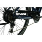 VELO ELECTRIQUE/VAE CITY 28 LEADER FOX NARA 2023 MIXTE BLEU 7V MOTEUR ROUE AR BAFANG 36V 45Nm BATTERIE 14Ah (16,5'' - H43cm - TAILLE S - POUR ADULTE DE 158cm à 168cm) 8592826036261