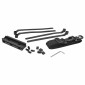SACOCHE GRAVEL/TROTTINETTE RHINO AVEC BANDOULLIERE WATERPROOF NOIRE 4L (L 20.5cm x l 10cm x h 31cm) FIXATION SUR FOURCHE PAR 3 COLLIERS CRANTES 3700948257463
