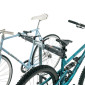 PIED D'ATELIER DE REPARATION VELO PROFESSIONNEL OPUS DOUBLE SUPPORTE 50KGS SUR CHAQUE BRAS -AVEC PLAQUE METAL AU SOL 8013271347356