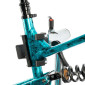 PIED D'ATELIER DE REPARATION VELO PROFESSIONNEL OPUS DOUBLE SUPPORTE 50KGS SUR CHAQUE BRAS -AVEC PLAQUE METAL AU SOL 8013271347356