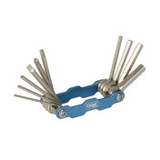 OUTIL MULTIFONCTION CYCLUS 9 FONCTIONS CLE ALLEN 2/2.5/3/4/5/6/8 + TOURNEVIS PLAT ET CRUCIFORME + torx T25 4250968701914