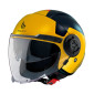 HELMET-OPEN FACE MT VIALE SV S BETA D3 DUAL SCREEN- BLUE/MATT YELLOW M (ECE 22.06) 8434639204560