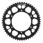 REAR CHAIN SPROCKET FOR APRILIA 50 SX 2012>2017, SX SM 2012>2017 420 53Teeth ALU BLACK (Ø 108/123/6.5) -STAGE 6 - 4051272018237