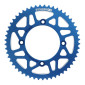 REAR CHAIN SPROCKET FOR BETA 50 RR ENDURO 2006>2018, 50 RR MOTARD 2005>2018 420 53 Teeth ALU CNC BLUE Ø 100/120/8.5) -STAGE 6- 4260405319541