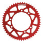 REAR CHAIN SPROCKET FOR APRILIA 50 RX 2006>2017 / DERBI 50 SENDA X RACE 2004>2011 / RIEJU 50 MRT 2009> 420 53 Teeth ALU CNC RED (Ø 105/124/8.5) -STAGE 6- 4051272018213