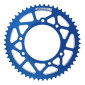 REAR CHAIN SPROCKET FOR DERBI 50 SENDA DRD, DRD PRO 420 53 Teeth ALU CNC BLUE (102/124.5/8.5) -STAGE 6- 4260405319589