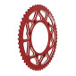 REAR CHAIN SPROCKET FOR DERBI 50 SENDA DRD, DRD PRO 420 53 Teeth ALU CNC RED (102/124.5/8.5) -STAGE 6-