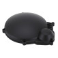 IGNITION COVER - EVO FOR 50 CC motorbike MINARELLI 50 AM6/MBK 50 X-POWER, X-LIMIT/YAMAHA 50 TZR, DTR/PEUGEOT 50 XPS, XR6/RIEJU 50 RS1, SMX/BETA 50 RR/APRILIA 50 RS Black -P2R- 3700948258705