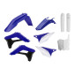 CARROSSERIE/CARENAGE MOTO MX SHERCO 125, 250, 300 SC, 250, 300, 450, 500 SCF 2019>2023 BLEU/BLANC/NOIR (COULEUR OEM) (KIT PLASTIQUES 9 PIECES) -POLISPORT- 5604415117664