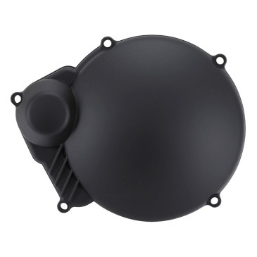 IGNITION COVER - EVO FOR 50 CC motorbike MINARELLI 50 AM6/MBK 50 X-POWER, X-LIMIT/YAMAHA 50 TZR, DTR/PEUGEOT 50 XPS, XR6/RIEJU 50 RS1, SMX/BETA 50 RR/APRILIA 50 RS Black -P2R- 3700948258705