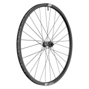 WHEEL FOR ROAD BIKE- FRONT 700 DT SWISS H1800 E - GRAVEL SPLINE DISC CENTERLOCK AXLE 12/100mm - Black (Rim Height 25mm) - Max load 150KGS 7613052303406