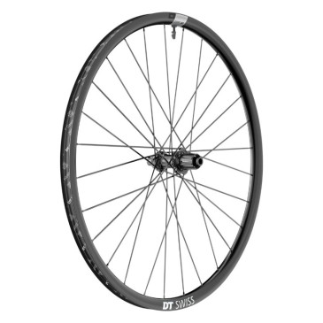 ROUE GRAVEL 700 DT SWISS HG 1800 GRAVEL VAE TUBELESS READY DISQUE CENTERLOCK AXE TRAVERSANT 12/142mm ARRIERE CASSETTE SHIMANO 11/10V. NOIR - RESISTE 140KGS JANTE 24C