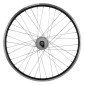 ROUE VTT PATIN 24" ER10 AVANT NOIR MOYEU SHIMANO DYNAMO AXE PLEIN DH-C3000 6V/3W JANTE 19C (POUR ECLAIRAGE AVANT ET ARRIERE) 3660429886202