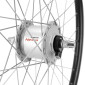 ROUE VTT PATIN 24" ER10 AVANT NOIR MOYEU SHIMANO DYNAMO AXE PLEIN DH-C3000 6V/3W JANTE 19C (POUR ECLAIRAGE AVANT ET ARRIERE) 3660429886202
