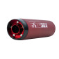 EXHAUST FOR 50cc MOTORBIKE- TECNIGAS E-BOX 2 FOR DERBI 50 SENDA 2000>, DRD, X TREME, X RACE - red silencer (LOW MOUNTING)