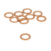 JOINT DE VIDANGE CUIVRE PLAT DIAM 12 x 18 x 1,50 mm (BLISTER 10 PIECES) -ARTEIN-