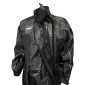 RAIN SUIT - ONE PIECE - ADX BLACK XS (ADJUSTABLE WAIST+GUSSET WITH ZIP AND PRESS STUD FOR LOWER LEG SECTION + CARRYING BAG)