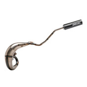 EXHAUST FOR 50cc MOTORBIKE- YASUNI CROSS ML VARNISHED FOR DERBI 50 DRD, X-RACE, X-TREME R/GILERA 50 RCR, SMT/APRILIA 50 RX, SX (TOP MOUNTING/ LEFT) (BLACK SILENCER) -TUB807TC-94- 8404008063623