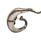 EXHAUST FOR 50cc MOTORBIKE- YASUNI CROSS ML VARNISHED FOR DERBI 50 DRD, X-RACE, X-TREME R/GILERA 50 RCR, SMT/APRILIA 50 RX, SX (TOP MOUNTING/ LEFT) (BLACK SILENCER) -TUB807TC-94- 8404008063623
