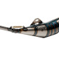 EXHAUST FOR 50cc MOTORBIKE- YASUNI R1 VARNISHED FOR MBK 50 X-POWER/YAMAHA 50 TZR/RIEJU 50 RS2 MATRIX/APRILIA 50 RS (LOW MOUNTING) (BLUE SILENCER) -TUB903TA- 8404009063936