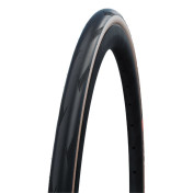 PNEU ROUTE 700 X 25 SCHWALBE PRO ONE SUPER RACE NOIR/BEIGE TUBELESS (25-622) RENFORT V-GUARD ADDIX