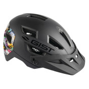CASQUE VELO ADULTE GIST VTT KOP NOIR ARRIERE DECO COVERING MONSTRES IN-MOLD TAILLE 53-59 AVEC VISIERE REGLABLE EN 3 POSITIONS ET FIT-SYSTEM (VENDU EN BOITE) 8013271345789