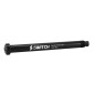 AXE TRAVERSANT / BLOCAGE ROUE AVANT SWITCH FILETAGE m15x1.5mm POUR ROCKSHOX 15X110 NOIR (158mm HORS BUTEE DONT FILETAGE 13mm - AVEC CLE CHC POUR DEMONTAGE) 8013271330365