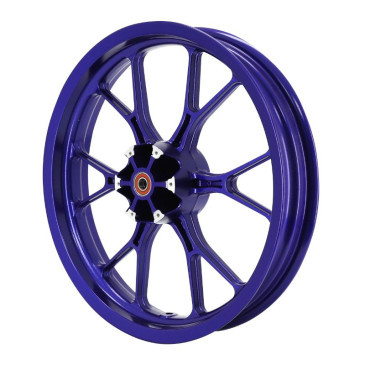 JANTE/ROUE AVANT BLEUE ORIGINE PIAGGIO 50 SMT E4 DRIFTING GILERA 2019> -2B005939-