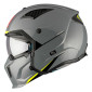 HELMET - FOR TRIAL - MT STREETFIGHTER SV SOLID- GLOSS GREY M SINGLE CLEAR VISOR- WITH REMOVABLE CHIN GUARD (+ 1 EXTRA ADDITIONAL DARK VISOR) (ECE 22.06)