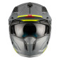 HELMET - FOR TRIAL - MT STREETFIGHTER SV SOLID- GLOSS GREY M SINGLE CLEAR VISOR- WITH REMOVABLE CHIN GUARD (+ 1 EXTRA ADDITIONAL DARK VISOR) (ECE 22.06)