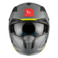 HELMET - FOR TRIAL - MT STREETFIGHTER SV SOLID- GLOSS GREY XL SINGLE CLEAR VISOR- WITH REMOVABLE CHIN GUARD (+ 1 EXTRA ADDITIONAL DARK VISOR) (ECE 22.06)