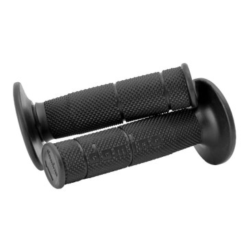 REVETEMENT POIGNEE DOMINO MOTO OFF ROAD 6131 NOIR CLOSED END 120mm (PAIRE)