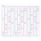 AUTOCOLLANT/STICKER REFLECHISSANT POUR RAYON DE VELO ARC EN CIEL (RAINBOW) (SET DE 30) 4260549141336