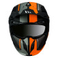 HELMET - FOR TRIAL - MT STREETFIGHTER SV TWIN C4 MATT BLACK /ORANGE FLUO XL SINGLE CLEAR VISOR- WITH REMOVABLE CHIN GUARD (+ 1 EXTRA ADDITIONAL MIROR VISOR) (ECE 22.06) 8434639184909