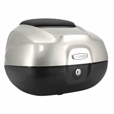TOP CASE 37L VENDU SANS LE SUPPORT (1B010284) ORIGINE PIAGGIO 400-530 MP3 2022> GRIS CLOUD G04 -CM277542-
