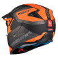 HELMET - FOR TRIAL - MT STREETFIGHTER SV TOTEM B4 GREY/ORANGE - MATT S SINGLE CLEAR VISOR- WITH REMOVABLE CHIN GUARD (+ 1 EXTRA ADDITIONAL DARK VISOR) (ECE 22.06)