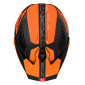 HELMET - FOR TRIAL - MT STREETFIGHTER SV TOTEM B4 GREY/ORANGE - MATT S SINGLE CLEAR VISOR- WITH REMOVABLE CHIN GUARD (+ 1 EXTRA ADDITIONAL DARK VISOR) (ECE 22.06)