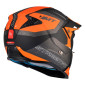 HELMET - FOR TRIAL - MT STREETFIGHTER SV TOTEM B4 GREY/ORANGE - MATT S SINGLE CLEAR VISOR- WITH REMOVABLE CHIN GUARD (+ 1 EXTRA ADDITIONAL DARK VISOR) (ECE 22.06)