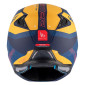 HELMET - FOR TRIAL - MT STREETFIGHTER SV TOTEM C3 BLUE/YELLOW - MATT XS SINGLE CLEAR VISOR- WITH REMOVABLE CHIN GUARD (+ 1 EXTRA ADDITIONAL DARK VISOR) (ECE 22.06) 8434639170186