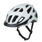 CASQUE VELO CITY ADULTE POLISPORT CITY-MOVE IN-MOLD BLANC MAT AVEC VISIERE NOIRE TAILLE 58-61 SYSTEM QUICK LOCK