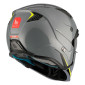 HELMET - FOR TRIAL - MT STREETFIGHTER SV SOLID- GLOSS GREY XS SINGLE CLEAR VISOR- WITH REMOVABLE CHIN GUARD (+ 1 EXTRA ADDITIONAL DARK VISOR) (ECE 22.06)
