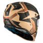 HELMET - FOR TRIAL - MT STREETFIGHTER SV P1R BLACK/SAND COLOUR-MATT XS SINGLE CLEAR VISOR- WITH REMOVABLE CHIN GUARD (+ 1 EXTRA ADDITIONAL DARK VISOR) (ECE 22.06)