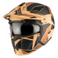 CASQUE TRIAL MT STREETFIGHTER SV P1R NOIR/SABLE MAT M SIMPLE ECRAN TRANSPARENT TRANSFORMABLE AVEC MENTONNIERE AMOVIBLE (LIVRE AVEC UN ECRAN SUPPLEMENTAIREDARK) (ECE 22.06) 8434639173590