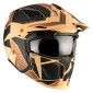 CASQUE TRIAL MT STREETFIGHTER SV P1R NOIR/SABLE MAT M SIMPLE ECRAN TRANSPARENT TRANSFORMABLE AVEC MENTONNIERE AMOVIBLE (LIVRE AVEC UN ECRAN SUPPLEMENTAIREDARK) (ECE 22.06) 8434639173590