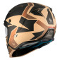 HELMET - FOR TRIAL - MT STREETFIGHTER SV P1R BLACK/SAND COLOUR-MATT XL SINGLE CLEAR VISOR- WITH REMOVABLE CHIN GUARD (+ 1 EXTRA ADDITIONAL DARK VISOR) (ECE 22.06)