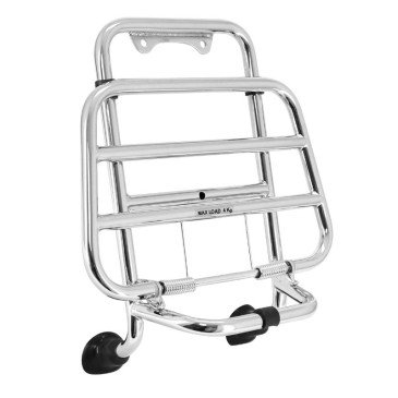 FRONT LUGGAGE RACK "PIAGGIO GENUINE PART" 125-250-300 VESPA GTS CHROME -1B001482-